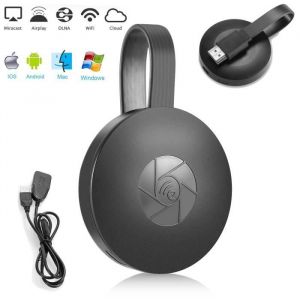 Dongle daffichage WiFi sans fil pour IOS Android Samsung GoogleAdaptateur de r&eacute;cepteur HDMI 1080P multim&eacute;dia TV Display