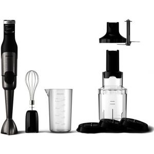Mixeur plongeant - PHILIPS - HR2684/00 - ProMix S&eacute;rie 5000 - M&eacute;tal/noir - 1200W - 4 accessoires