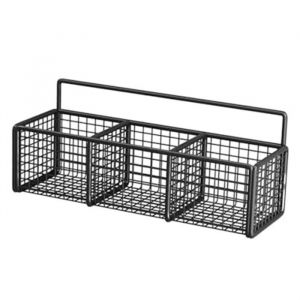Panier de Rangement en Fil MéTallique Organisateur de Rangement de Cuisine Paniers Muraux Multifonctionnels à Suspendre pour