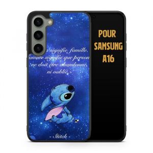 Coque de téléphone - Coque en Folie - Compatible Samsung Galaxy A16 Stitch Disney Lilo et Stitch Sweet Ref 6530