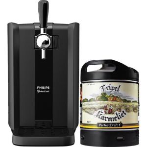 Pack Tireuse &agrave; bi&egrave;re PerfectDraft Black - 1 f&ucirc;t 6L Tripel Karmeliet - 5e de consigne inclus - Id&eacute;e cadeau