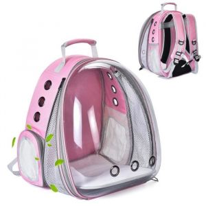 Sac à Dos pour Chat Chien - AMOUNE - Nosku - Fenêtre Transparente - Dos Extensible