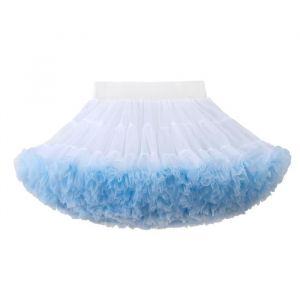 Jupe Tutu en Tulle pour Fille Tenue de Bal de Princesse pour ixde Ballet Spectacle-Bleu-Bleu