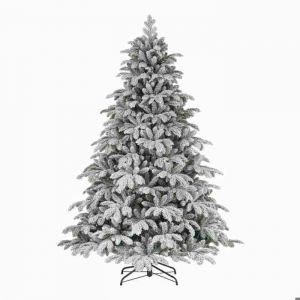 Black Box Arbre de No&euml;l artificiel Bridgeton - 155x155x230 cm - PVC/Poly&eacute;thyl&egrave;ne - Vert glac&eacute;