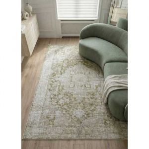 Tapis vintage ADEN 3006B Vert-80*300 Rectangulaire