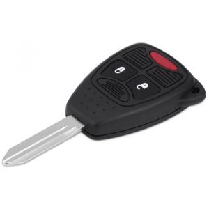 Akozon clé de voiture pour Chrysler Dodge Jeep Télécommande 3 boutons porte-clés 315 MHz avec puce pour Chrysler Dodge Jeep