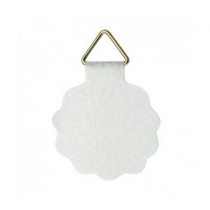 LE CROCHET FRANCAIS 1205 - 5 attaches gomm&eacute;es &Oslash;40mm pour tableaux et cadres