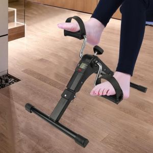 mini v&eacute;lo dappartement entra&icirc;neur & Stepper cyclisme fitness equippemnt p&eacute;dale & exercice stepper avec &eacute;cran lcd