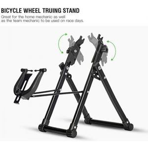 Roue de v&eacute;lo D&eacute;voileur Support Roue de bicyclette Entretien Accueil M&eacute;canicien Stand D&eacute;voileur HB042