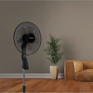 THOMSON - THVEL460KS - Ventilateur sur pied - Clavier tactile -3 vitesse - 3 modes de fonction - Noir
