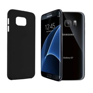 Coque pour Samsung Galaxy S7 5.1 Silicone Gel Flexible Résistant Ultra fine Noir - Yuan Yuan
