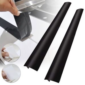 Lot de 2 ou 1 boucliers anti-éclaboussures de cuisine protection anti-éclaboussures à 3 côtés plaque anti-huile bouclier de