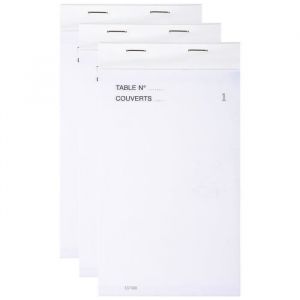 Bloc Maître dHôtel - EXACOMPTA - 50 Feuillets - 95x170 mm - Autocopiant - Numérotés