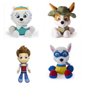 lot peluches pat patrouille ryder apollo tracker everest chien super héros dessin animé enfant paw patrol