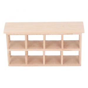 OMABETA Support de rangement en bois pour maison de poupée Étagère de rangement en bois pour maison de poupée échelle jeux table