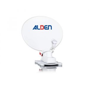 ALDEN Onelight Parabole Satellite Automatique seule 65cm Camping Car Blanc