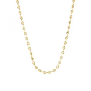 Collier Grain de Café en Or Jaune 55cm - Homme