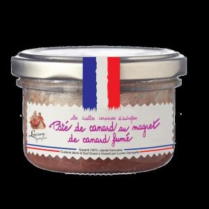 Paté au magret de canard fumé lucien Georgelin le bocal de 70g