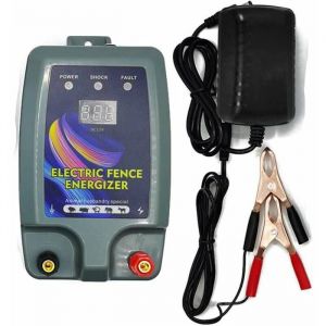 Kit clôture électrique pour bétail/volailles - Alimentation secteur/batterie/solaire - 3 modes puissance - 10km de portée