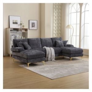 Mobilier de Rangement - Commode avec Penderie et &Eacute;tag&egrave;res Penderie Ouverte avec Tiroirs et &Eacute;tag&egrave;res