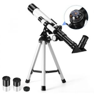 T&eacute;lescope pour Enfants et Adultes D&eacute;butants T&eacute;lescope Astronomique 32x Ouverture 40 mm T&eacute;lescopes Professionnels HD avec Tr&eacute;pied