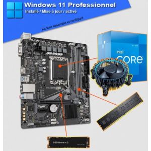 Kit Upgrade PC - Intel - Core i7 - 21 GHz - RAM 16 Go - SSD 240 Go - Win 11 Pro