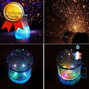 CONFO Veilleuse Etoiles Chevet Veilleuse Lampe de Projecteur en Ciel Etoile en Plafonnier pour enfant cadeaux de Noël Lumière