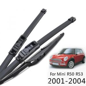 Lot de 3 Balais dessuie-glace avant + arri&egrave;re Pour Mini Cooper Cooper S One Hayon R50 R53 2001 2002 2003 2004