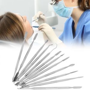 Cire Carvers Set Outil de sculpture dargile de poterie polym&egrave;re en acier inoxydable &agrave; double extr&eacute;mit&eacute; -NIM