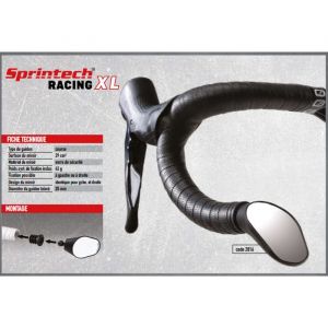 RETROVISEUR SPRINTECH COURSE NOIR DROITE OU GAUCHE XL