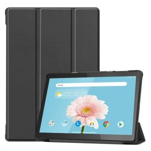 Coque Lenovo Tab M10 TB-X505F (10.1) - L&eacute;ger PU Cuir Antichoc Etui Housse Lenovo Tab M10 - Noir