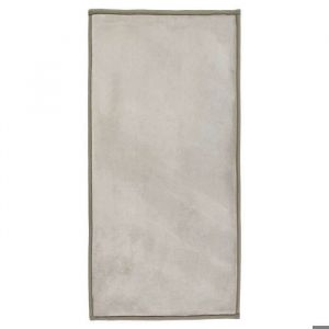 Tapis salon aspect velours extra-doux &eacute;cru 60x120