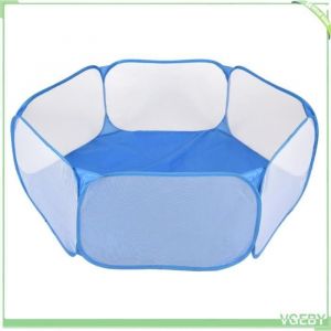 Tente de Jeu pour Bébé - V GEBY - Pliable - Piscine à Balles - Intérieur et Extérieur - Bleu