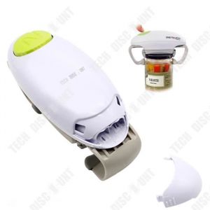 Ouvre-Bouteille &Eacute;lectrique Automatique - One Touch - Multifonctionnel - 10x6x18 cm - 450 g - Contemporain