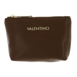 VALENTINO Trousse de maquillage marron pour femme - Chamonix Re Soft Cosmetic Case Moro 241721