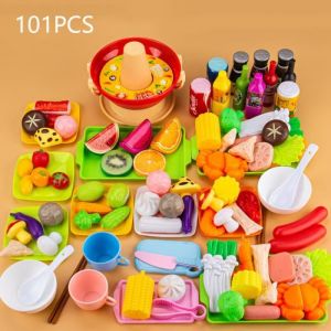 Jouets de cuisine - J - Dinette interactive - 101 pi&egrave;ces - Plastique - Pour enfants &agrave; partir de 3 ans