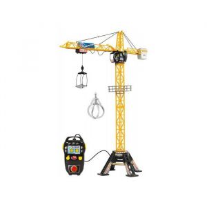 Mega Grue Filoguidée 120 Cm - Rotation 350 degré - Cochet de la grue se déplace - Engin de Chantier Géant  -