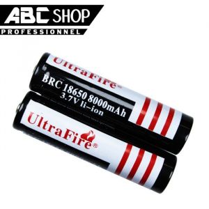 2 PILE ACCU BATTERIE RECHARGEABLE 18650 3.7V 8000mAh Li-ion BATTERY AKKU