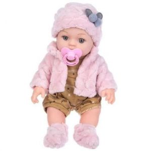 Poupon Poupée bébé 12 pouces intéractive silicone Doll nouveau-né enfant Mignonne Jouet playmate Cadeau-A1