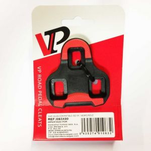 Cales Pédales Automatique - VP - Look KEO - Angle 9° - Noir/Rouge - Vélo sur Route