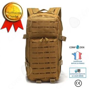 CONFO® Sac à dos Voyage Sports de plein air Commute Camouflage tactique pour hommes et femmes Punch laser grande capacité 35L
