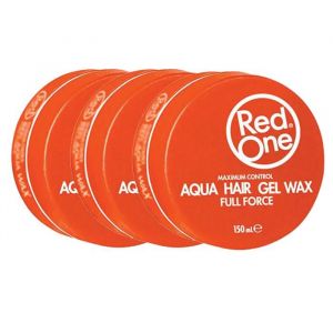 Cire capillaire - RED ONE - LOT DE 3 - Gel Aqua Orange - 150ml - Tenue ultra forte