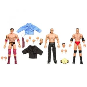 WWE  Élite Collection  coffret 3  Figurines Triple H Randy Orton et Batista plus accessoires