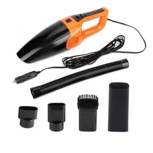 Aspirateur filaire Aspirateur de voiture 12V 3600pa Portable Handheld Wet Dry Dual use Dust moto nettoyage Orange - SURENHAP