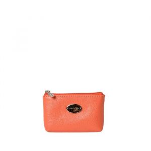 Porte-monnaie Mac Douglas Limace en cuir ref 23063 49FL Corail L