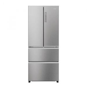 R&eacute;frig&eacute;rateur multi-portes - HAIER - HFR3718ENMM - Classe E - 402 L (262 + 140) - 37 dB - Gris