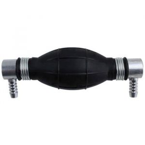 Pompe Poire dAmorçage pour Système Alimentation Carburant Gasoil Essence Diesel 8mm Coude 90° Universel