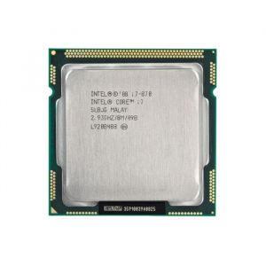 Core i7-870 CPU Socket LGA 1156 4 c&oelig;urs 8 threads 2.93 GHz 8 Mo cache L3 95W