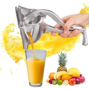 Presse Agrumes Manuel Extracteur de Jus &agrave; Levier en Acier Inoxydable Haute Qualit&eacute; Presse-agrumes ou Presse Oranges manuel (1Pcs)