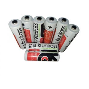 Uniross Pack de 8 Piles Rechargeables AA/HR6 2100 NIMH HYBRIO 1.2V